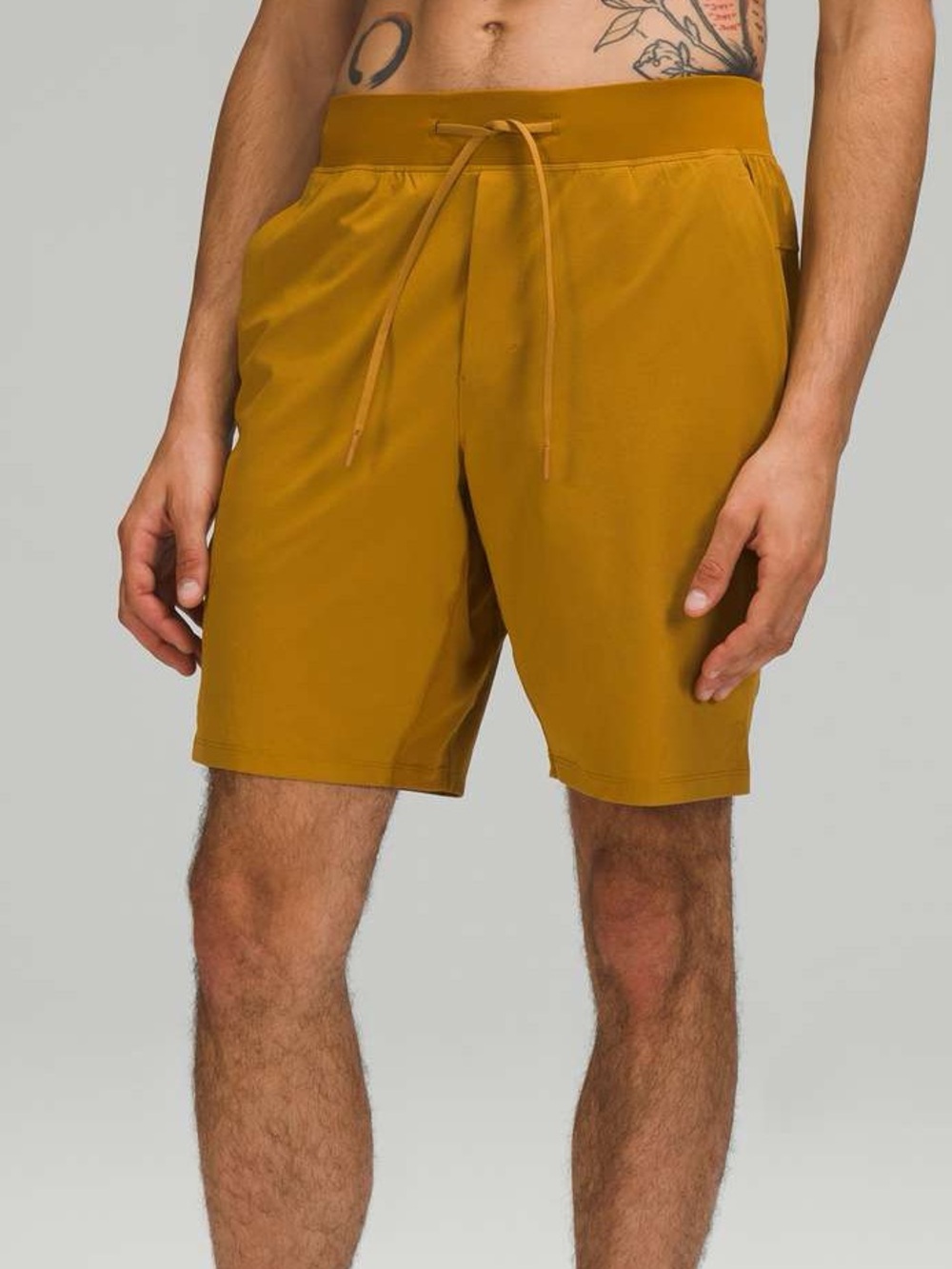 Lululemon T.H.E. Short 9" Linerless Mens XL in Gold Spice